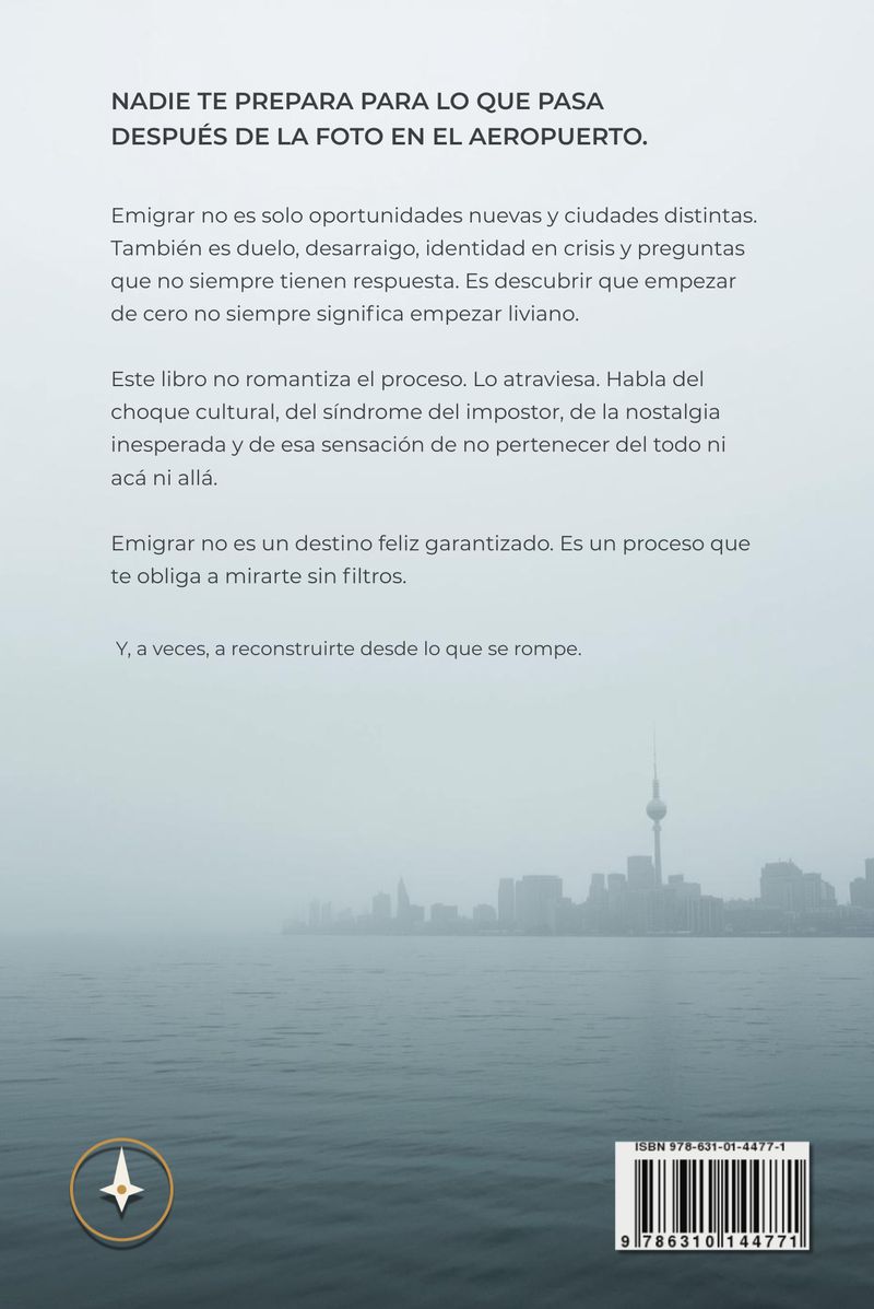 Contraportada — Lo que nadie te cuenta de emigrar